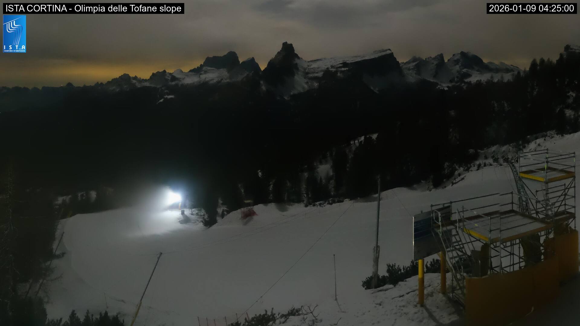 Archiv Foto Webcam Duca d'Aosta in Cortina