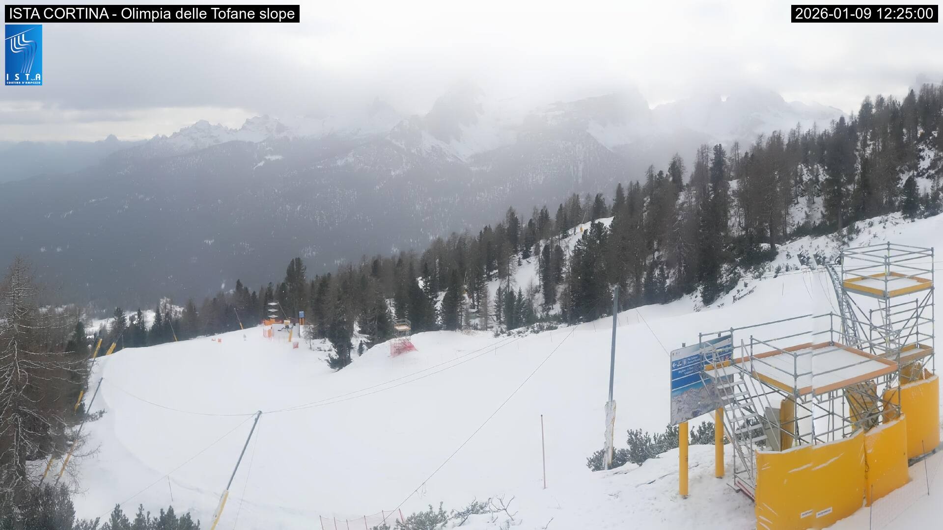 Archiv Foto Webcam Duca d'Aosta in Cortina