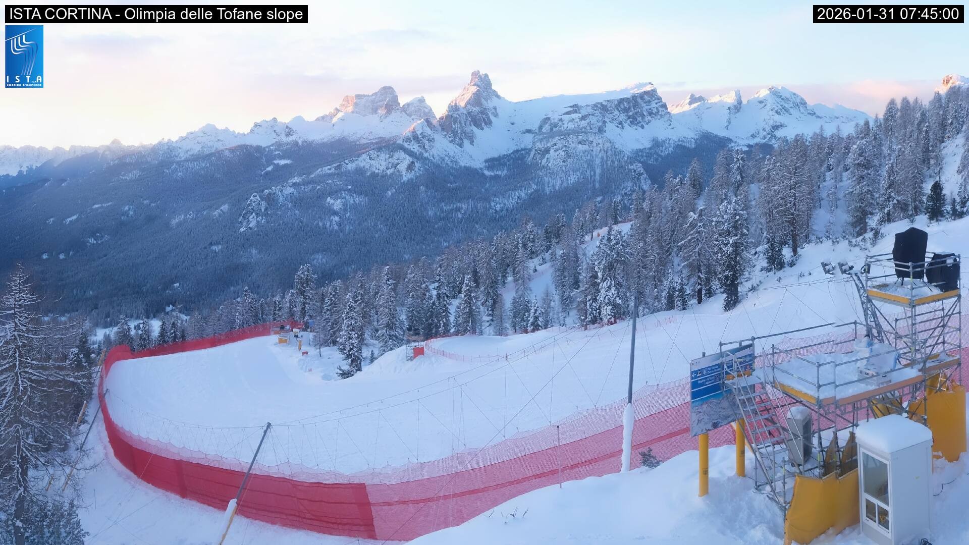 Archiv Foto Webcam Duca d'Aosta in Cortina