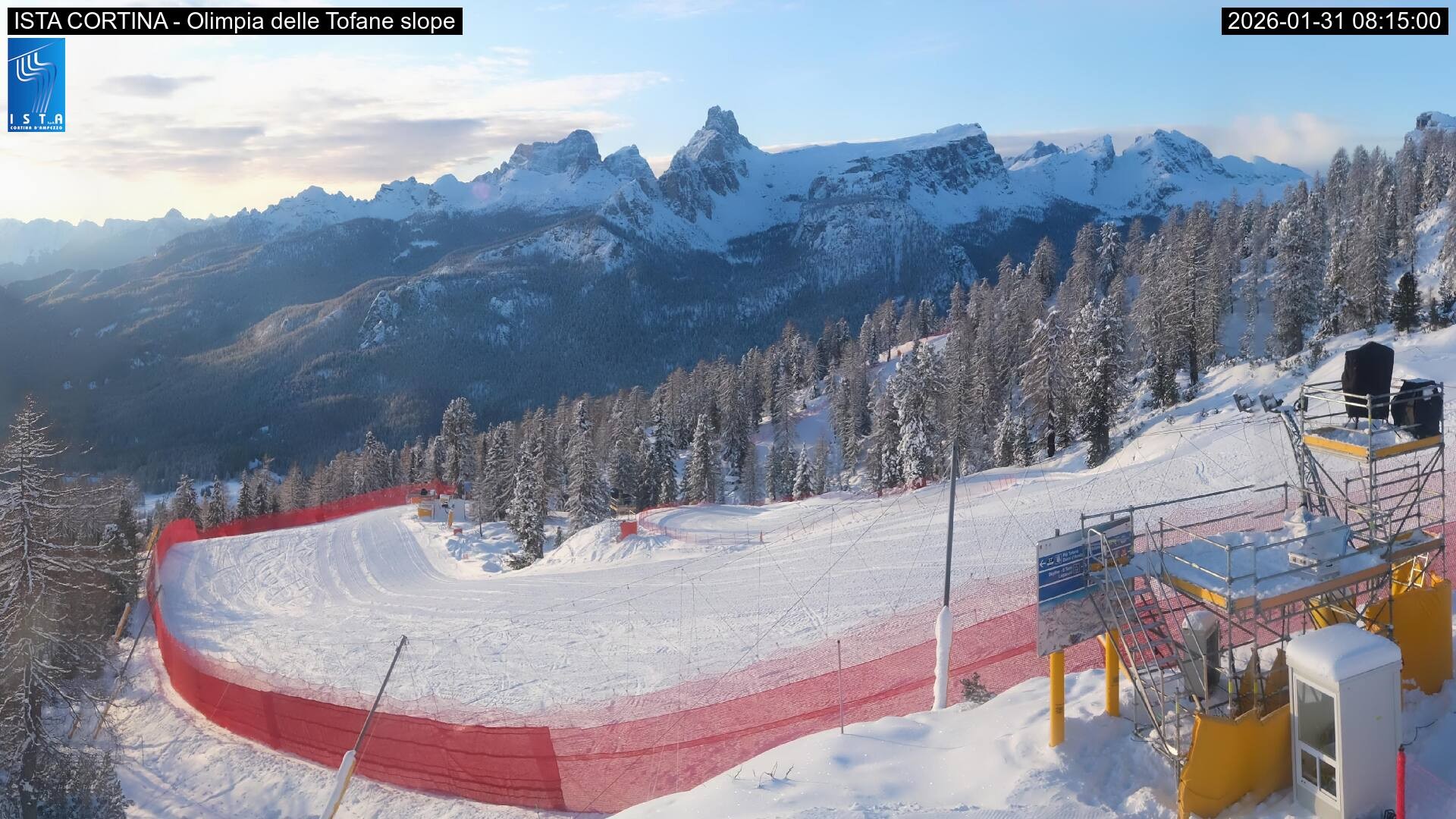 Archiv Foto Webcam Duca d'Aosta in Cortina
