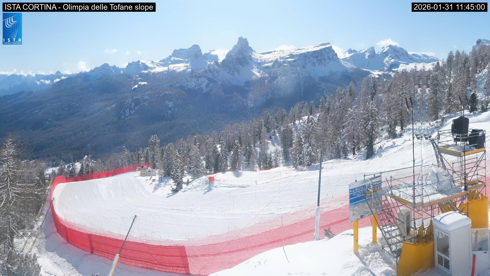 Archiv Foto Webcam Duca d'Aosta in Cortina