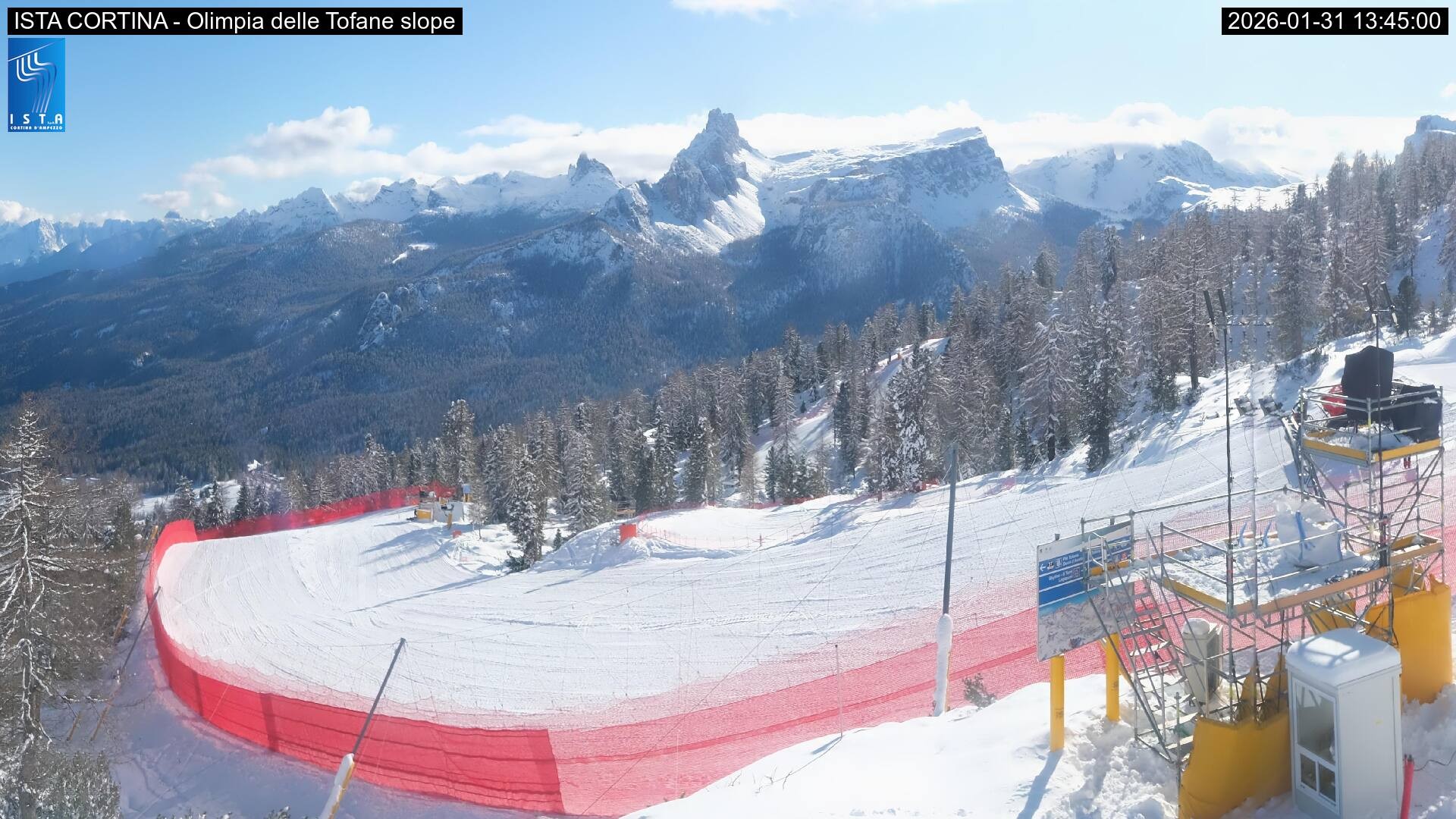 Archiv Foto Webcam Duca d'Aosta in Cortina