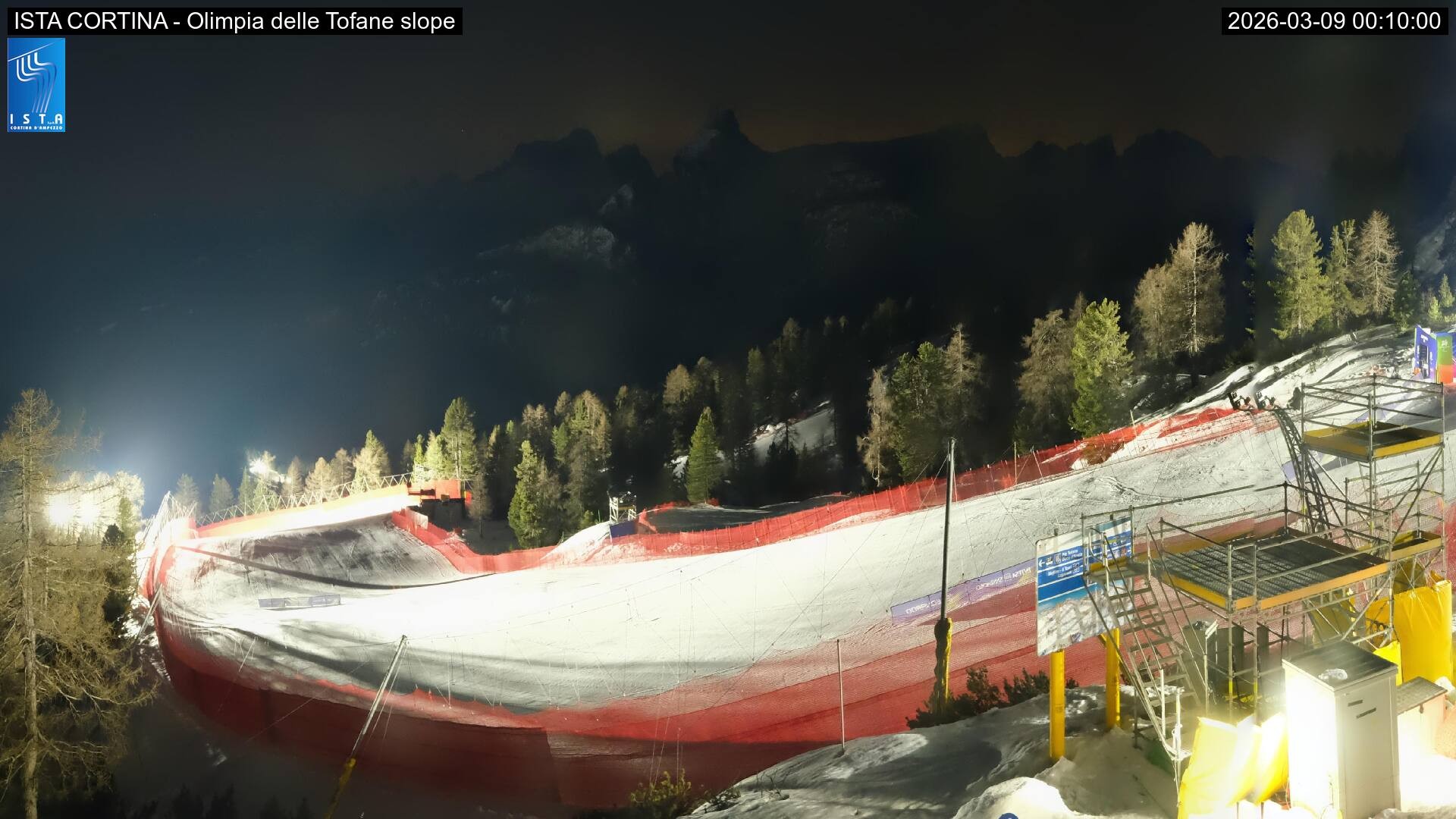 Archiv Foto Webcam Duca d'Aosta in Cortina