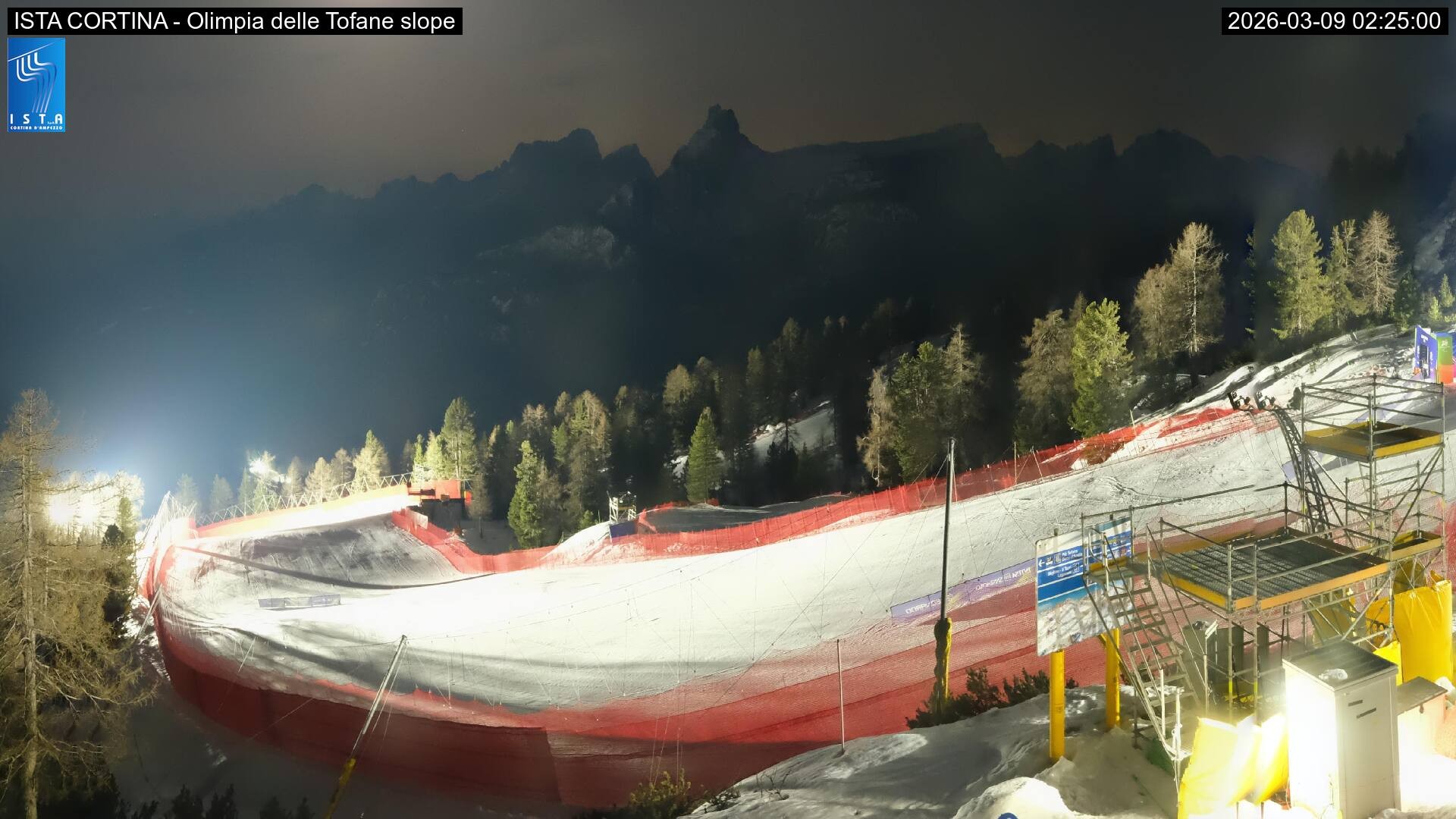 Archiv Foto Webcam Duca d'Aosta in Cortina