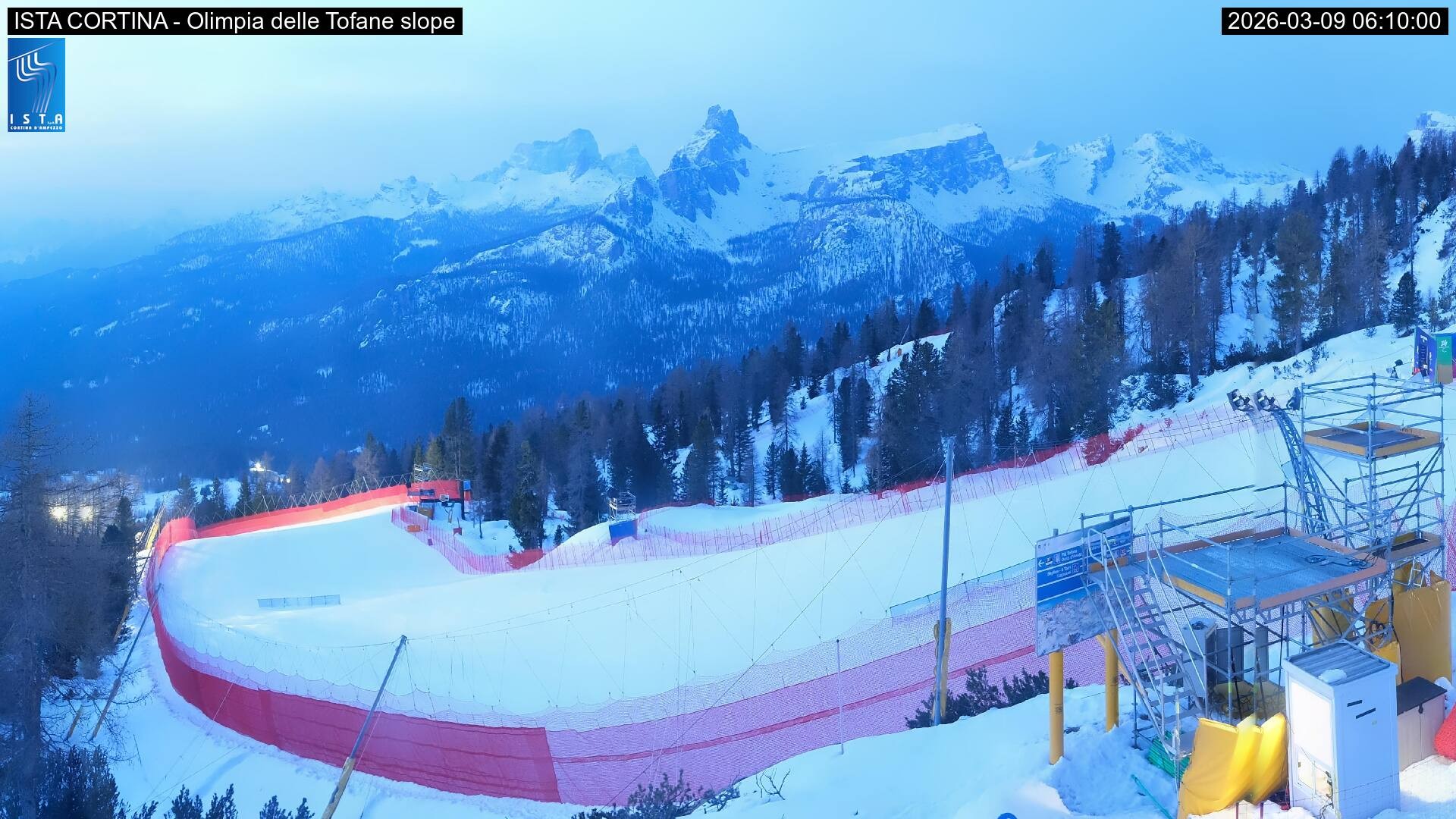 Archiv Foto Webcam Duca d'Aosta in Cortina