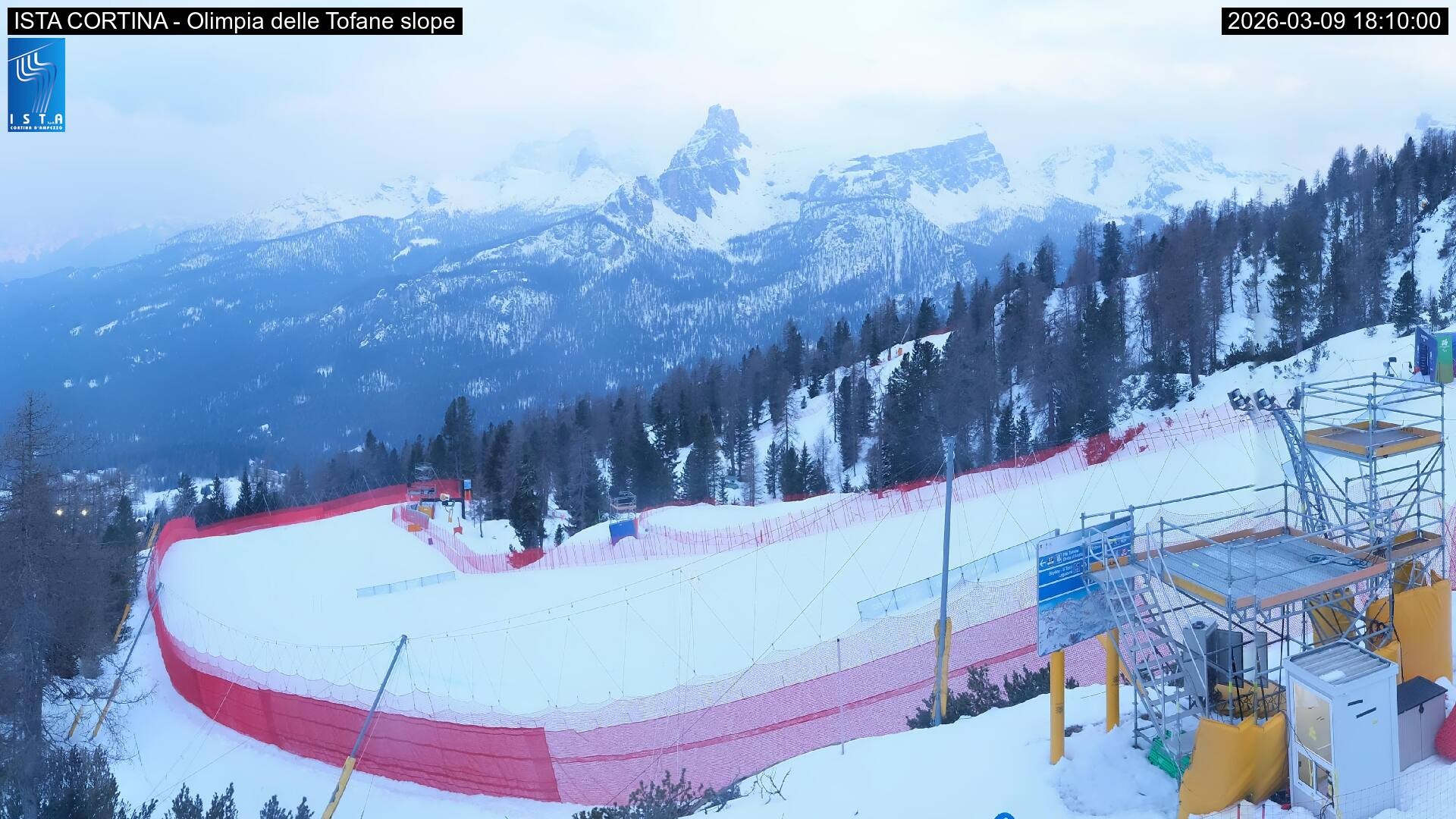 Archiv Foto Webcam Duca d'Aosta in Cortina