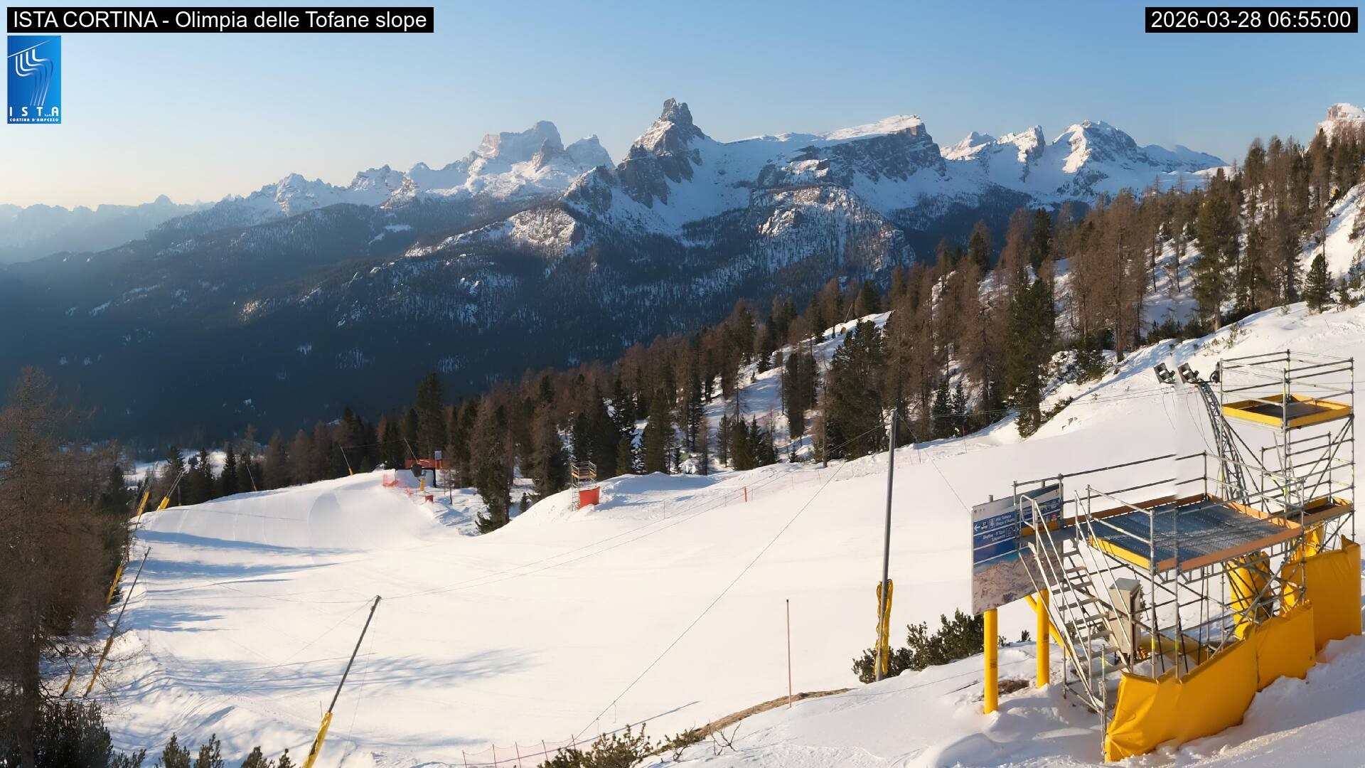 Archiv Foto Webcam Duca d'Aosta in Cortina