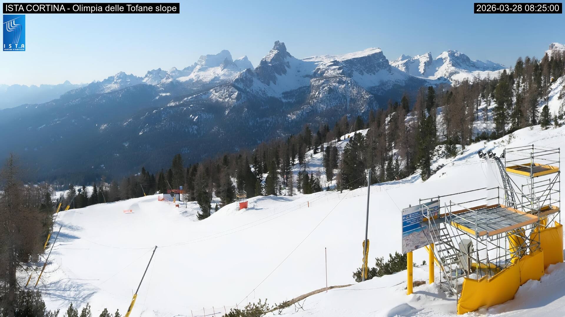 Archiv Foto Webcam Duca d'Aosta in Cortina