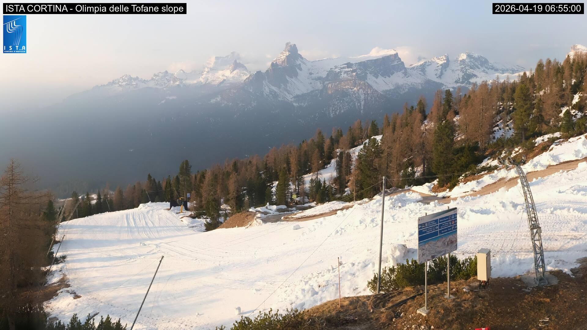Archiv Foto Webcam Duca d'Aosta in Cortina