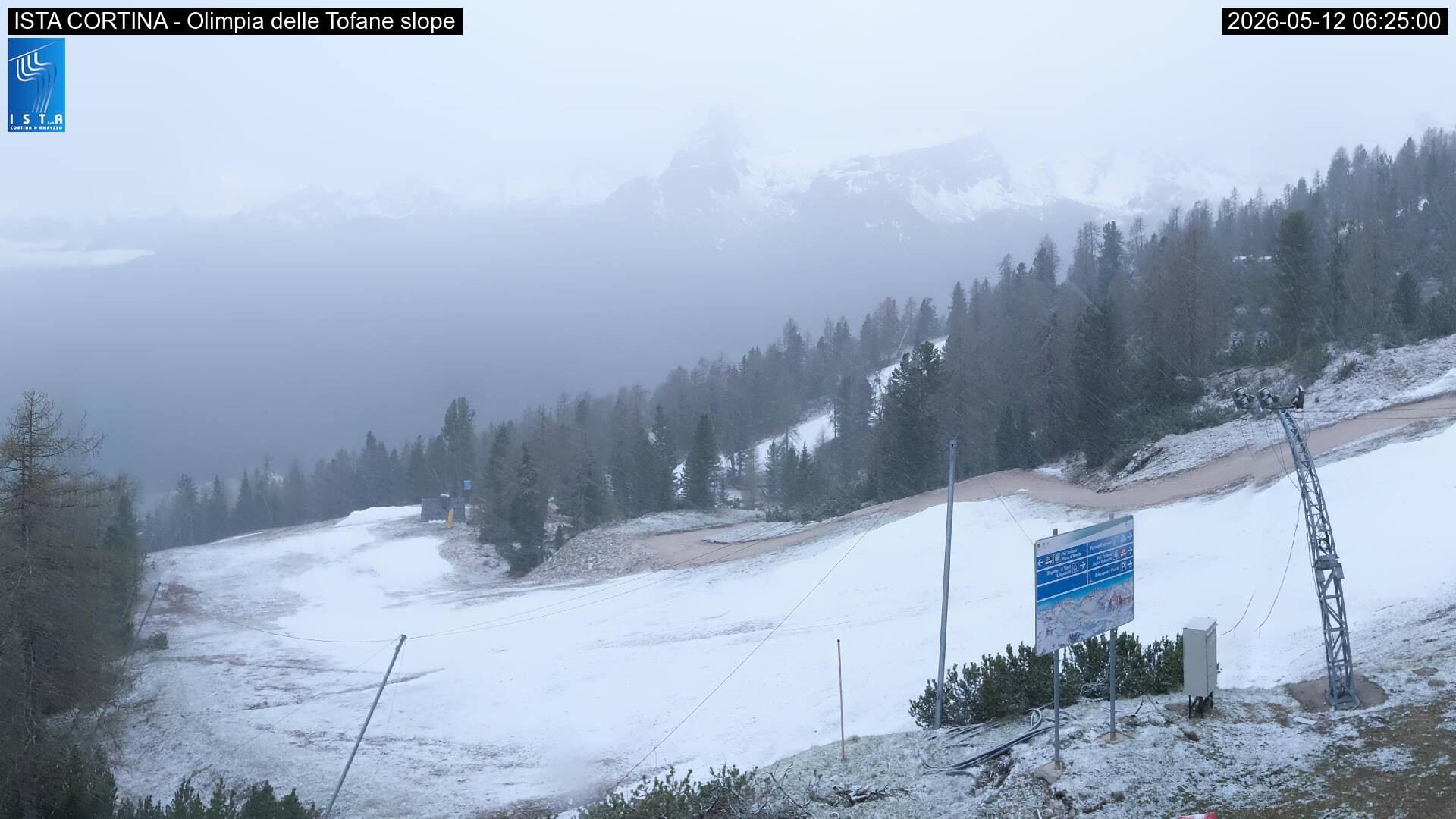 Archiv Foto Webcam Duca d'Aosta in Cortina