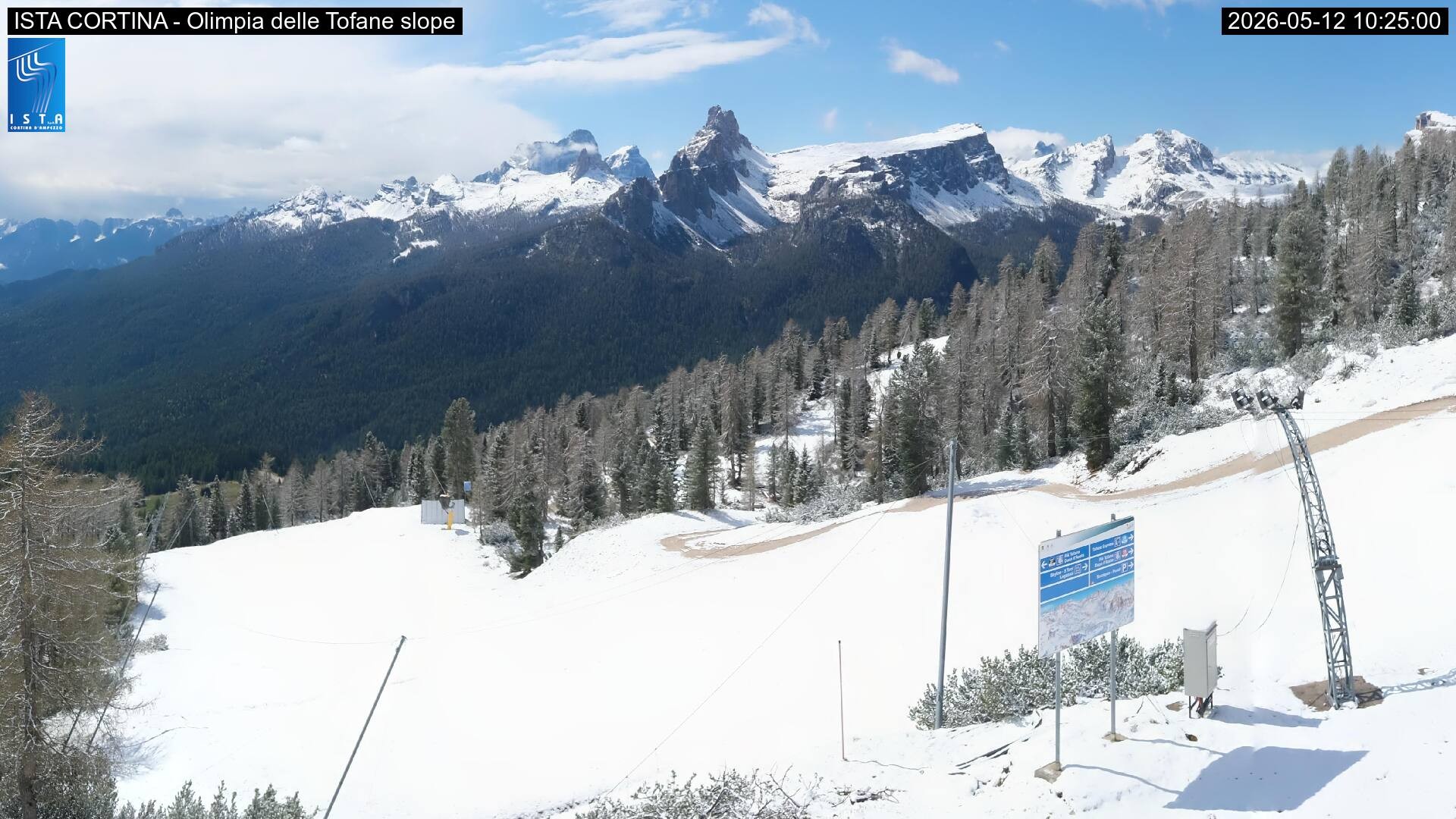 Archiv Foto Webcam Duca d'Aosta in Cortina