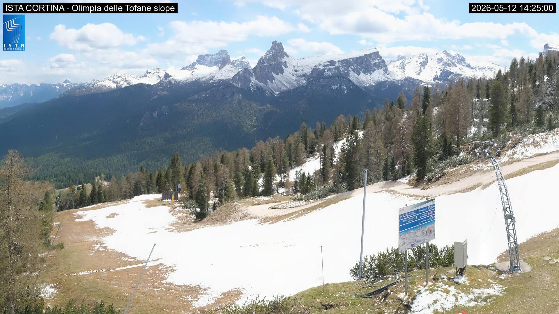 Archiv Foto Webcam Duca d'Aosta in Cortina