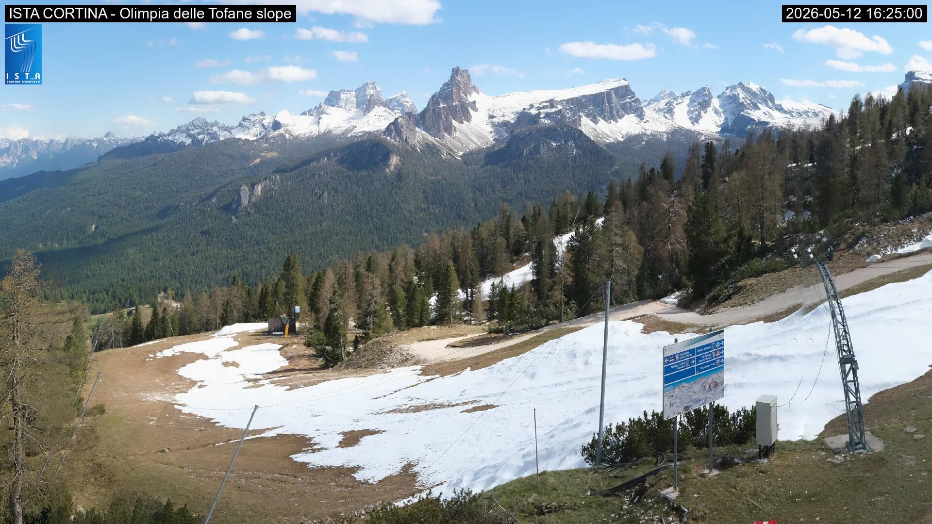 Archiv Foto Webcam Duca d'Aosta in Cortina