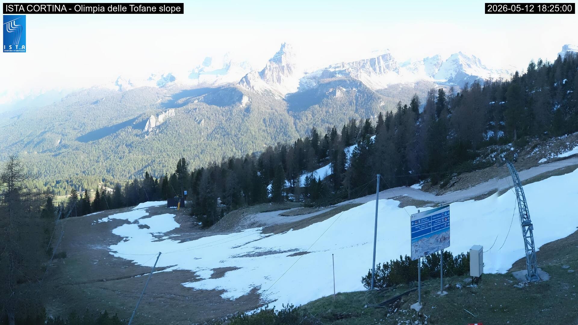 Archiv Foto Webcam Duca d'Aosta in Cortina