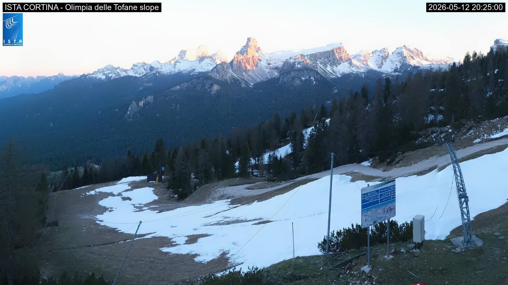 Archiv Foto Webcam Duca d'Aosta in Cortina