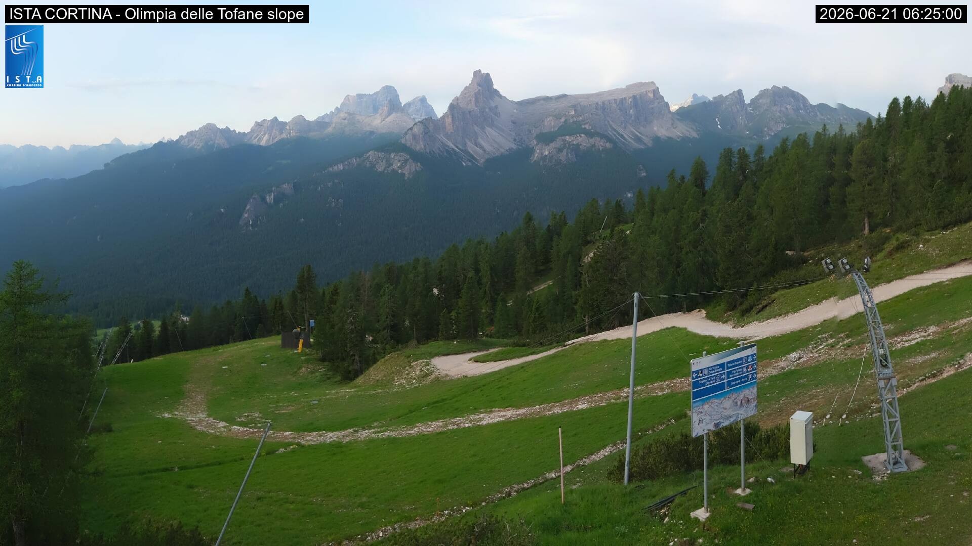 Archiv Foto Webcam Duca d'Aosta in Cortina