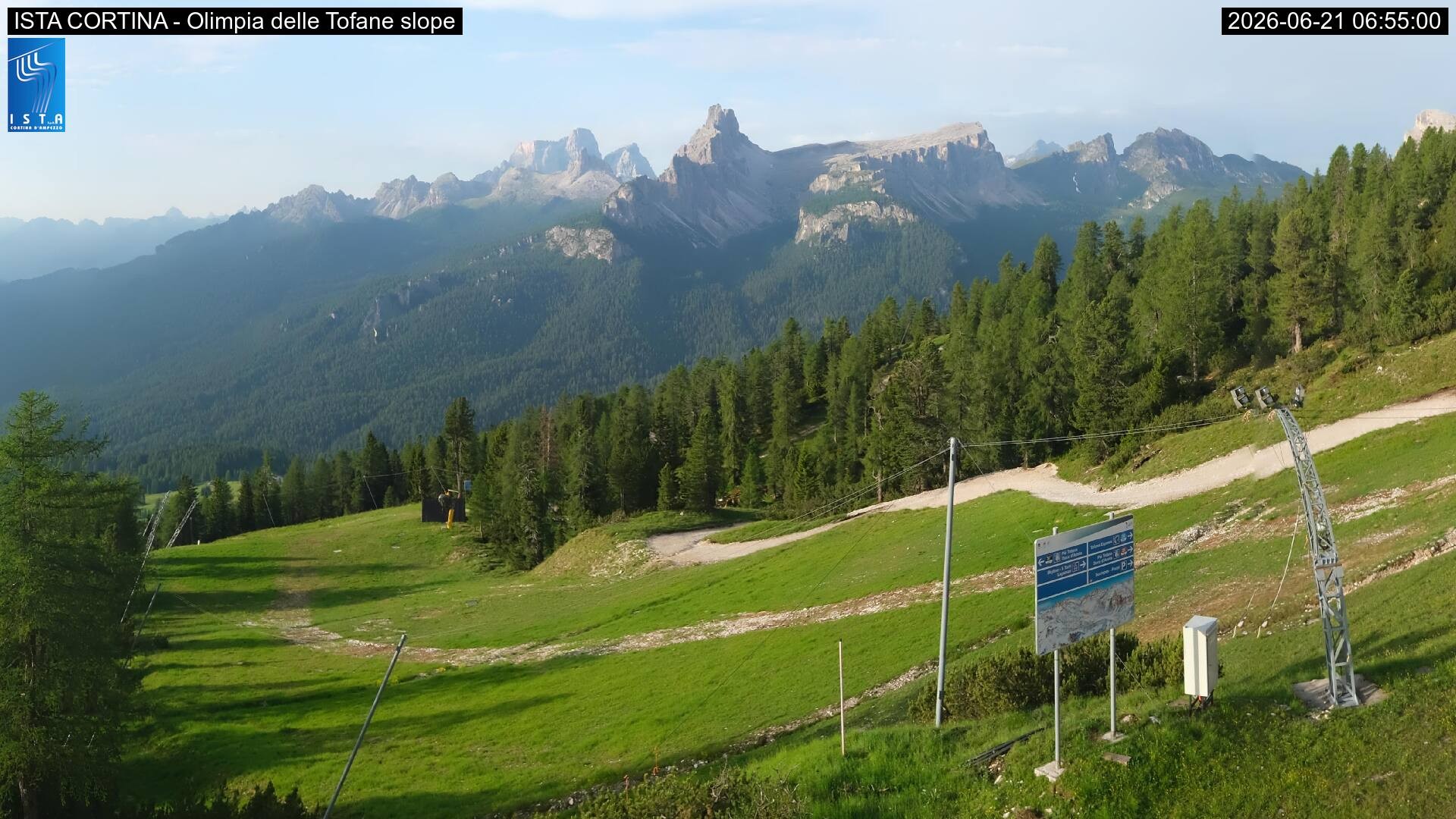 Archiv Foto Webcam Duca d'Aosta in Cortina