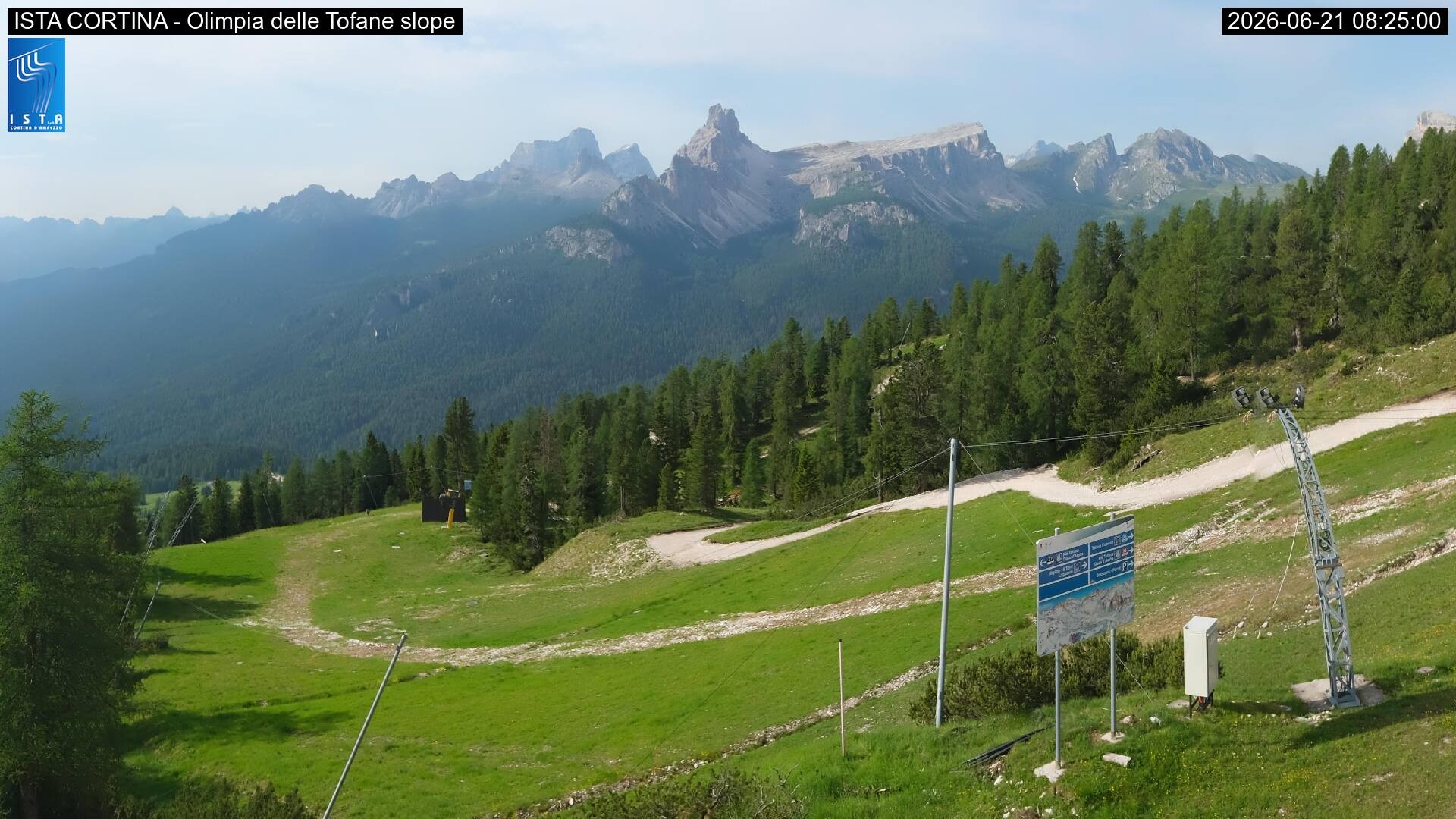Archiv Foto Webcam Duca d'Aosta in Cortina