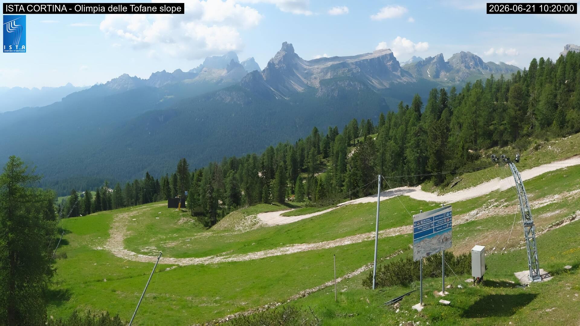 Archiv Foto Webcam Duca d'Aosta in Cortina