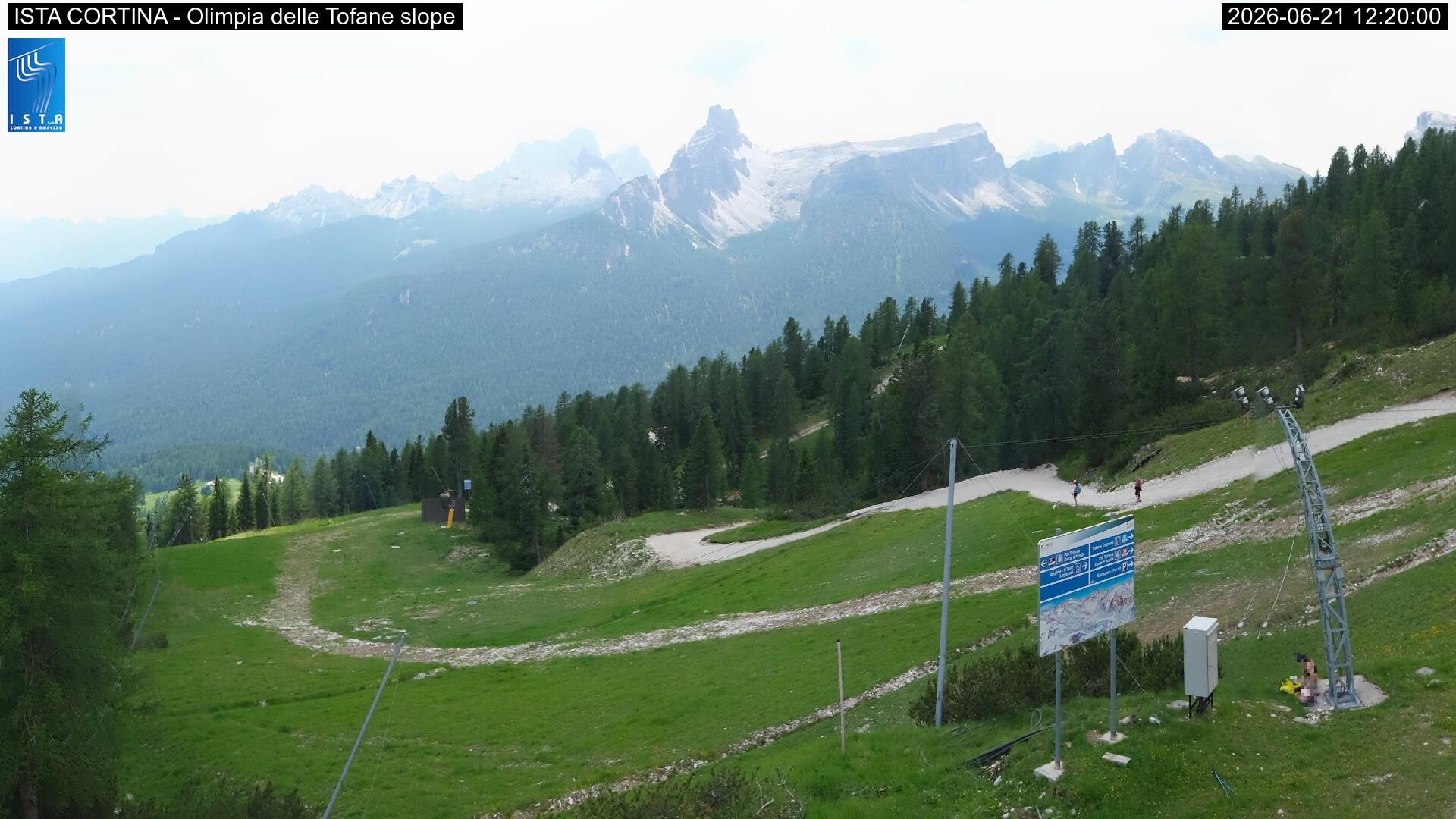 Archiv Foto Webcam Duca d'Aosta in Cortina
