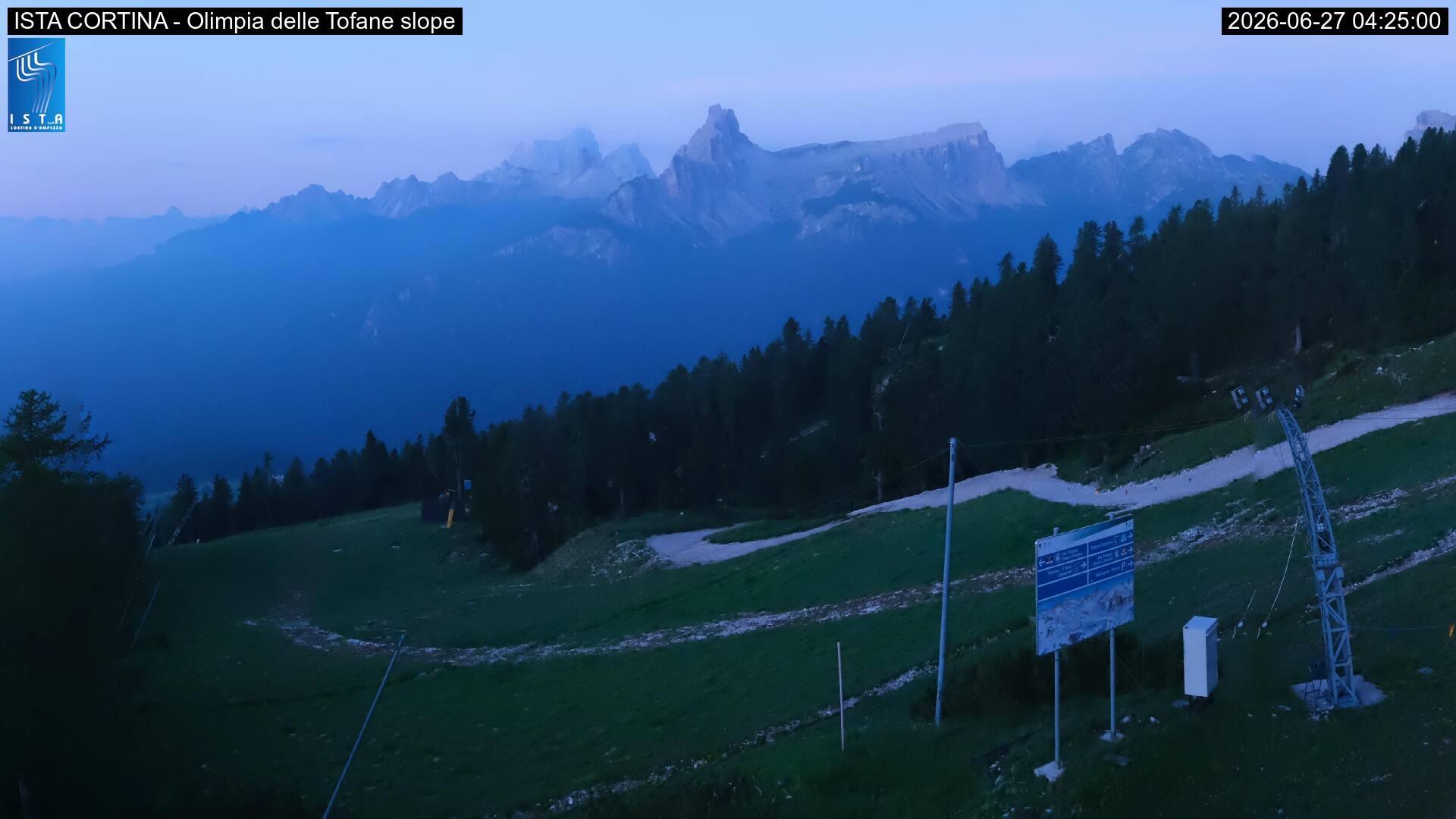 Archiv Foto Webcam Duca d'Aosta in Cortina