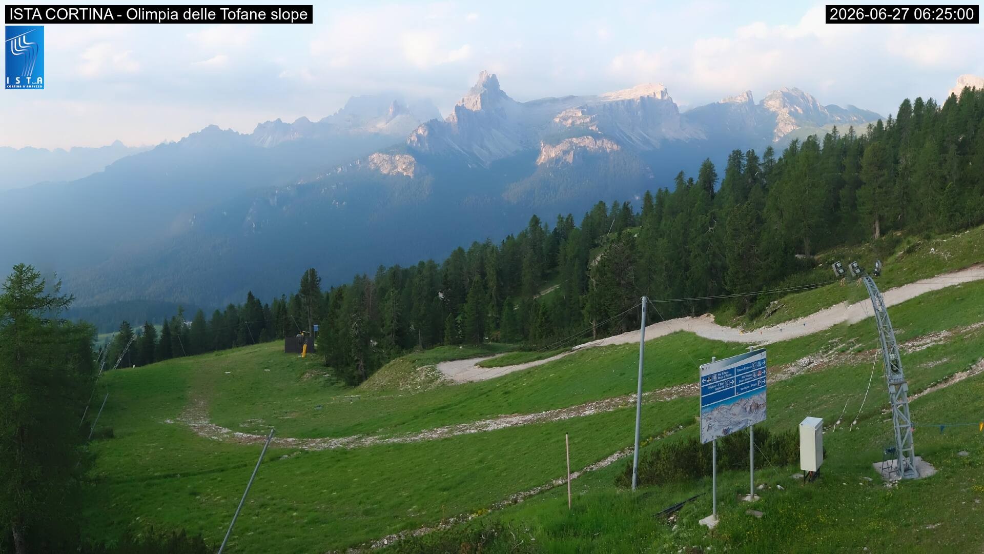 Archiv Foto Webcam Duca d'Aosta in Cortina