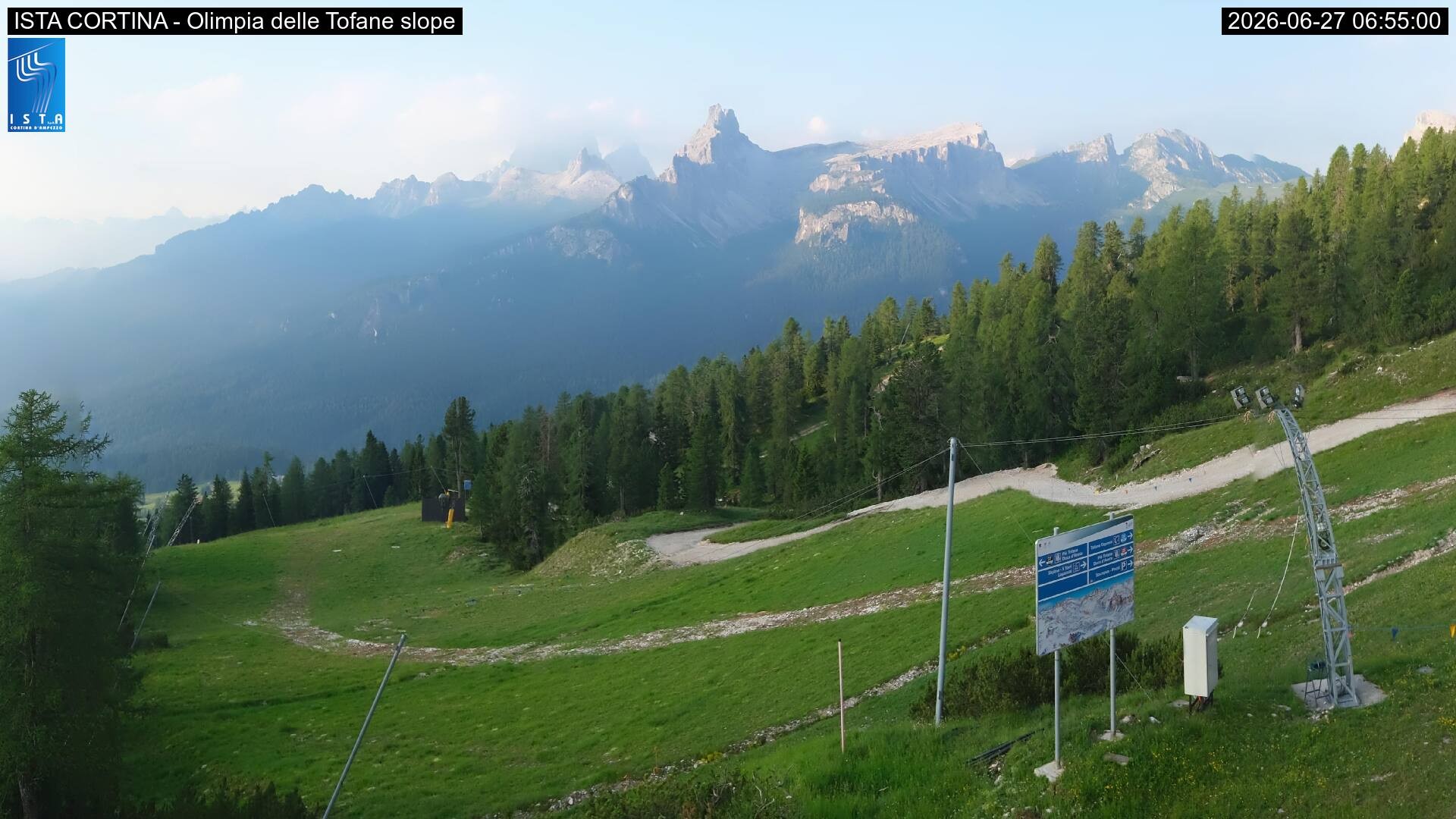 Archiv Foto Webcam Duca d'Aosta in Cortina