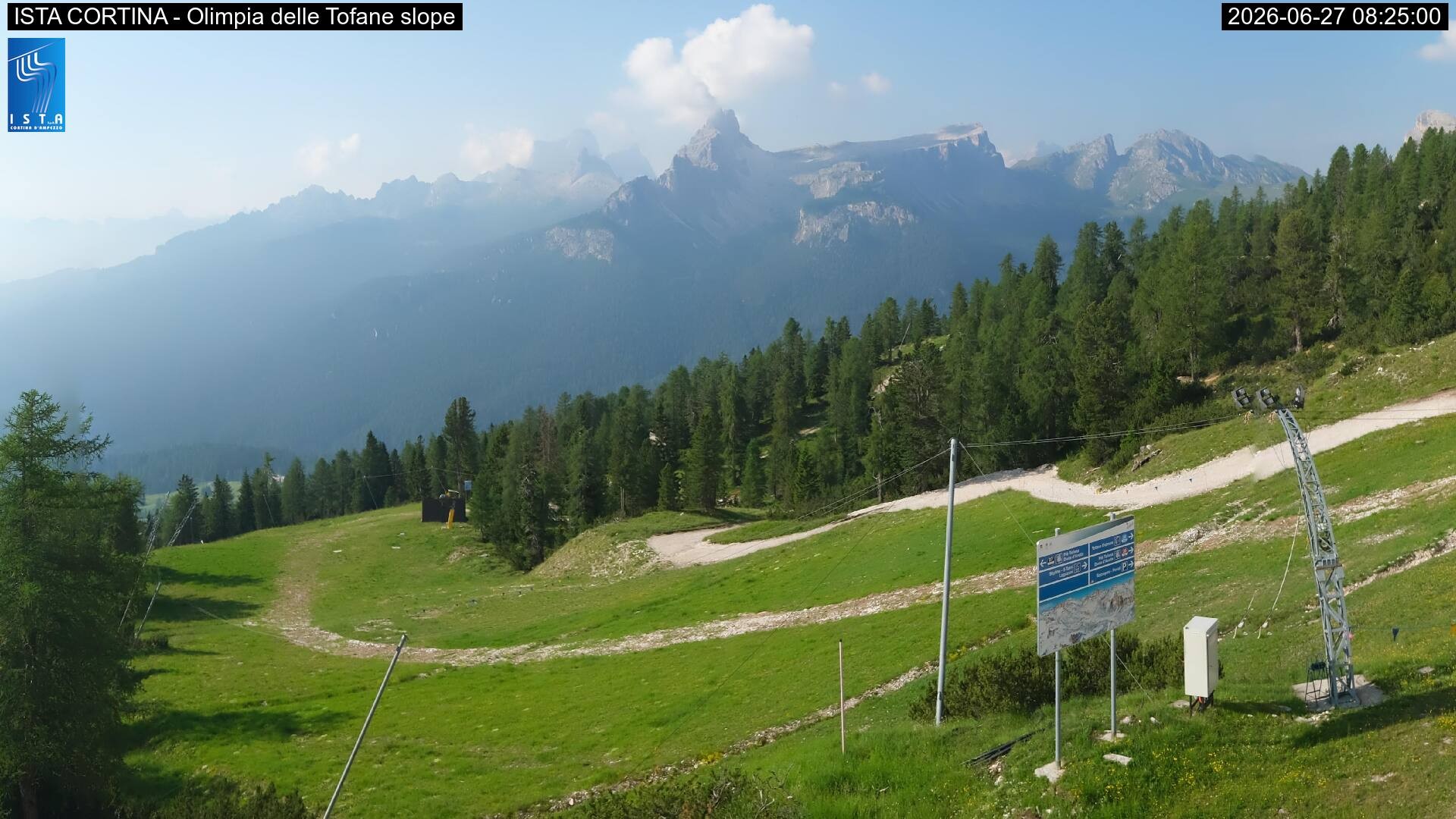 Archiv Foto Webcam Duca d'Aosta in Cortina
