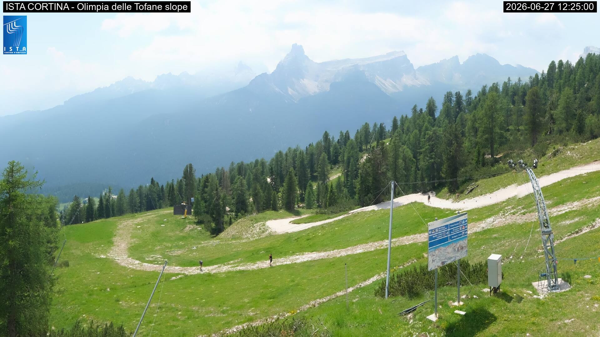 Archiv Foto Webcam Duca d'Aosta in Cortina