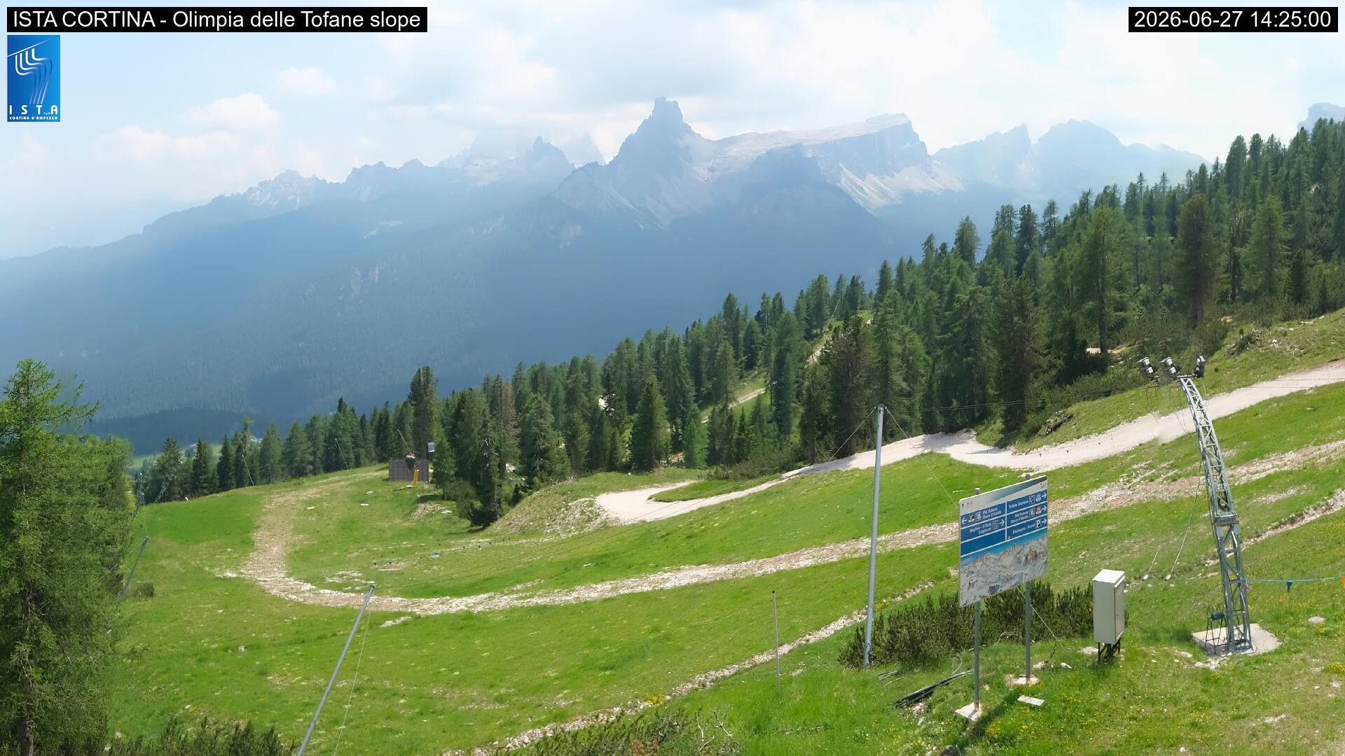 Archiv Foto Webcam Duca d'Aosta in Cortina