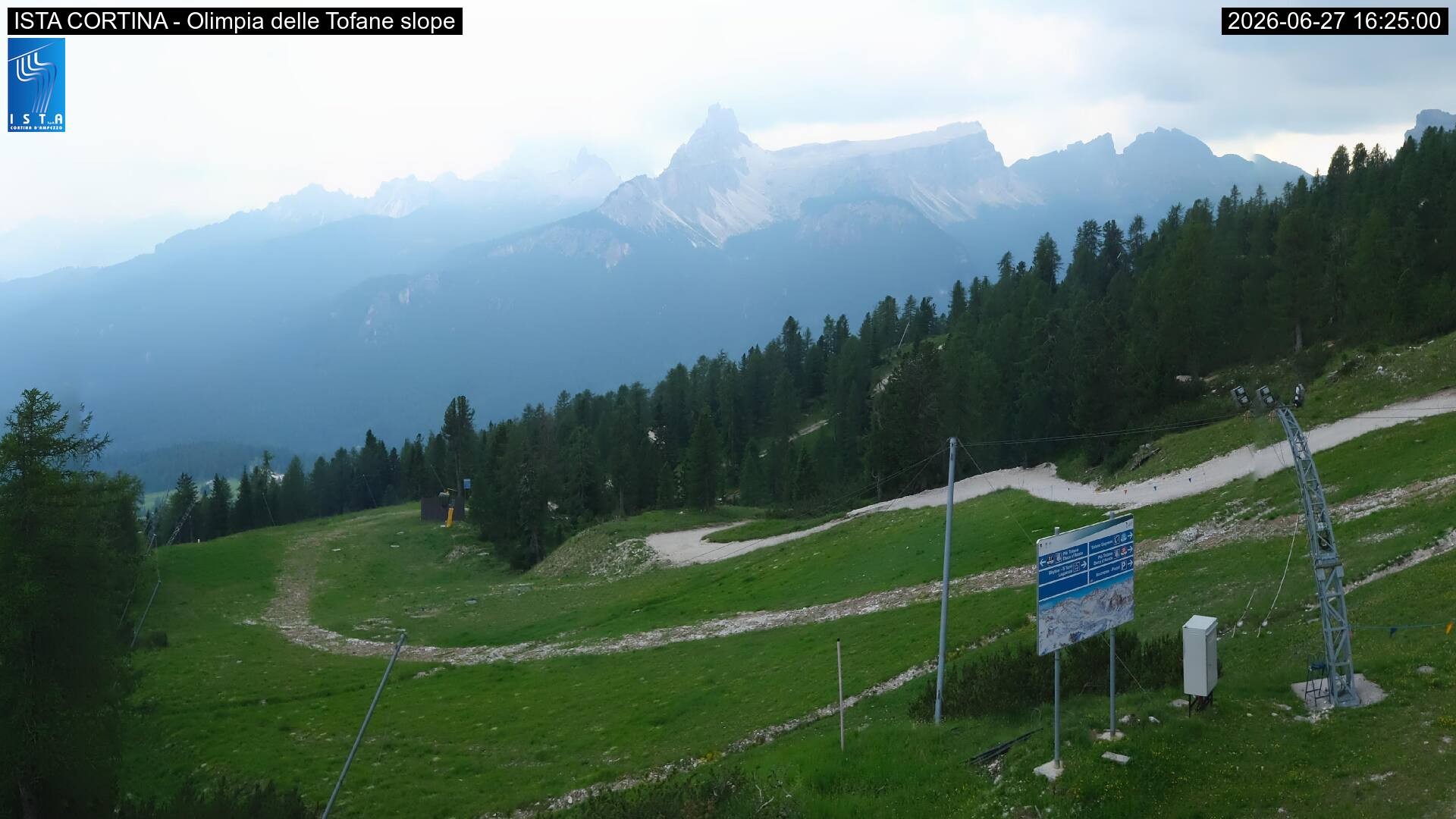 Archiv Foto Webcam Duca d'Aosta in Cortina