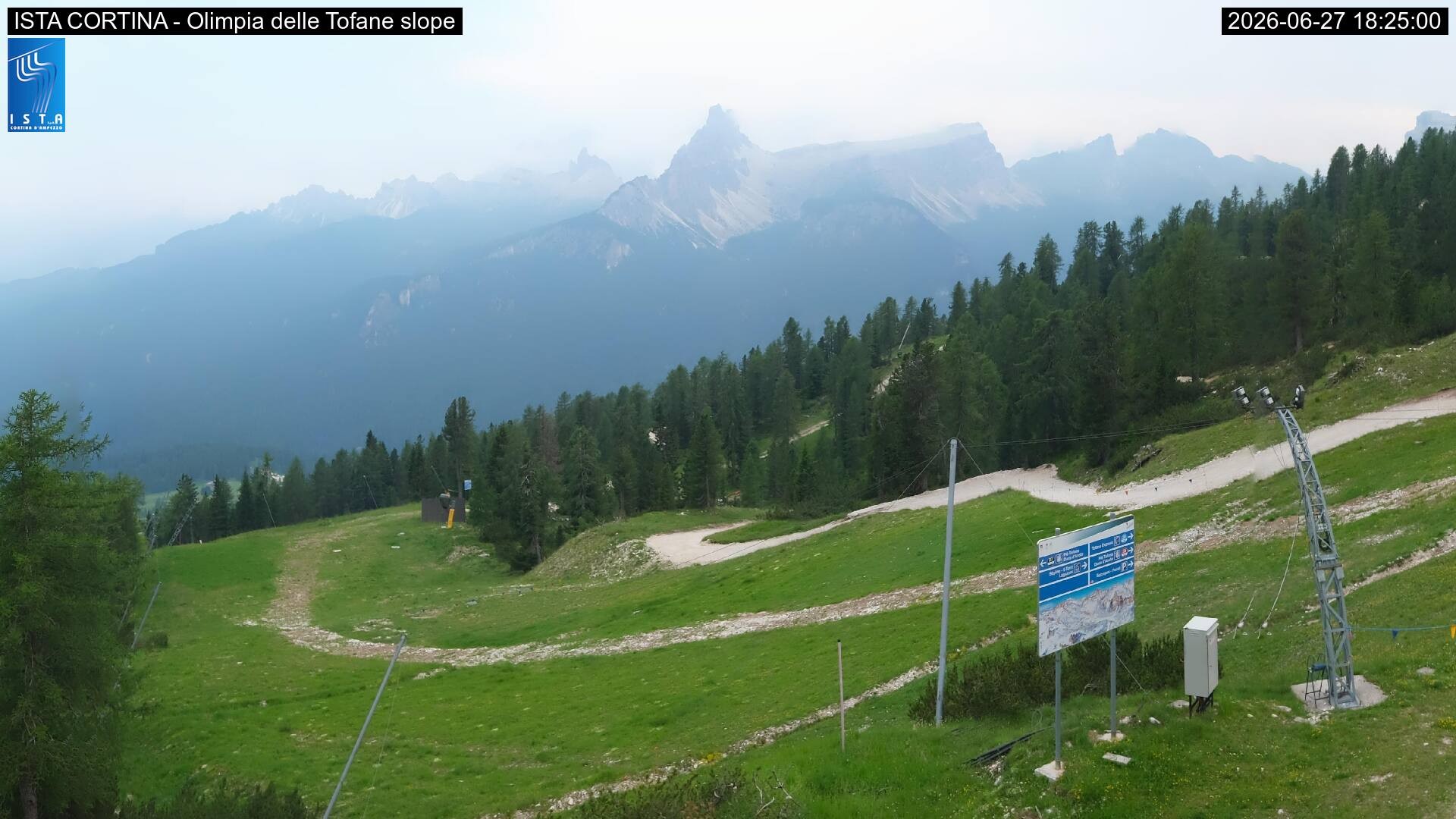 Archiv Foto Webcam Duca d'Aosta in Cortina