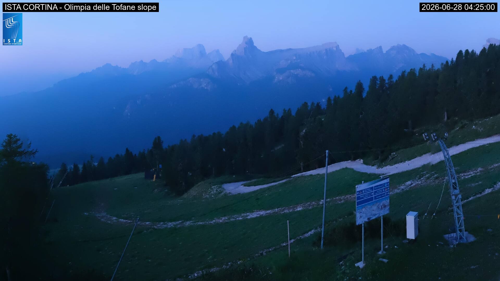 Archiv Foto Webcam Duca d'Aosta in Cortina