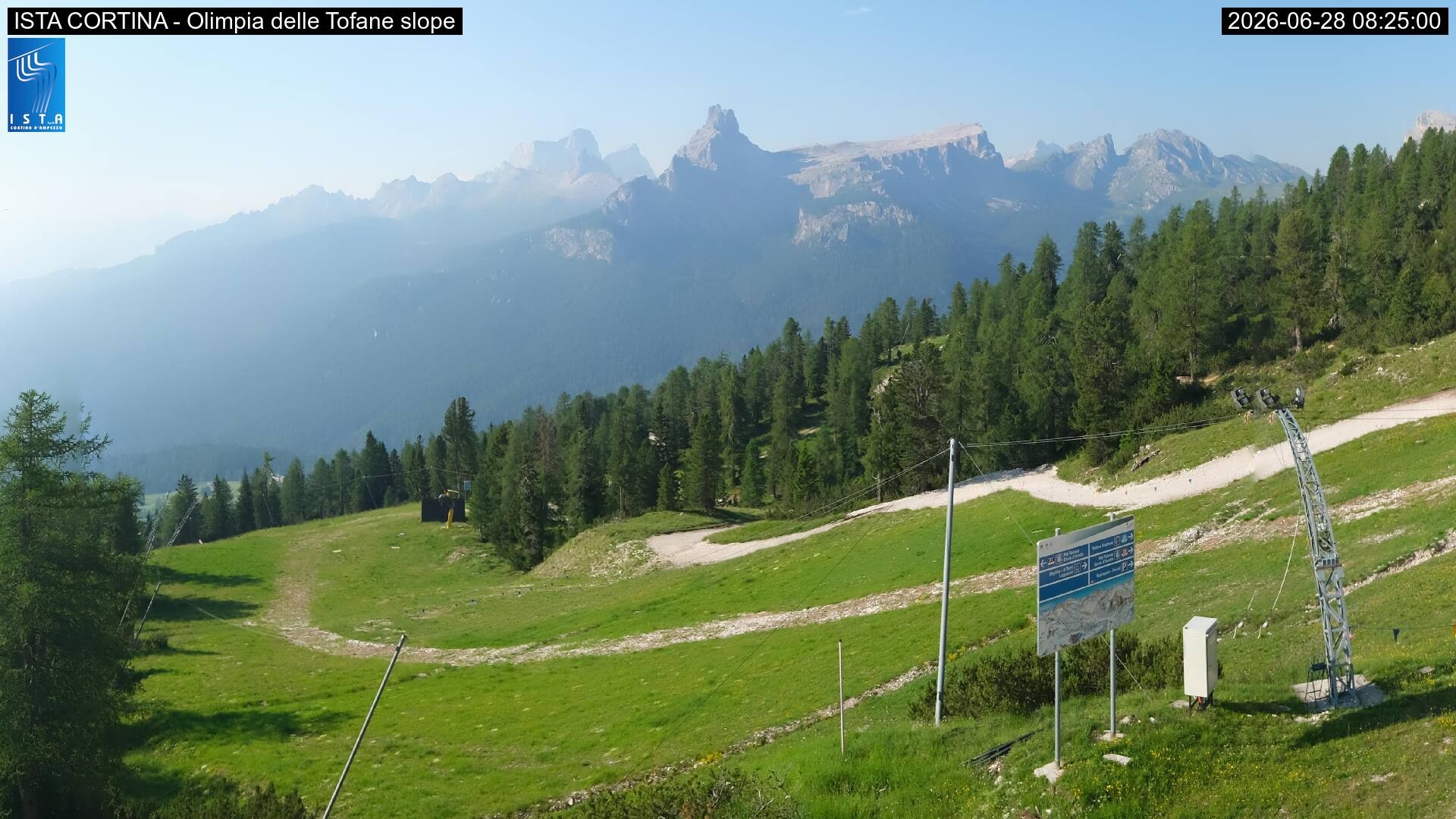 Archiv Foto Webcam Duca d'Aosta in Cortina