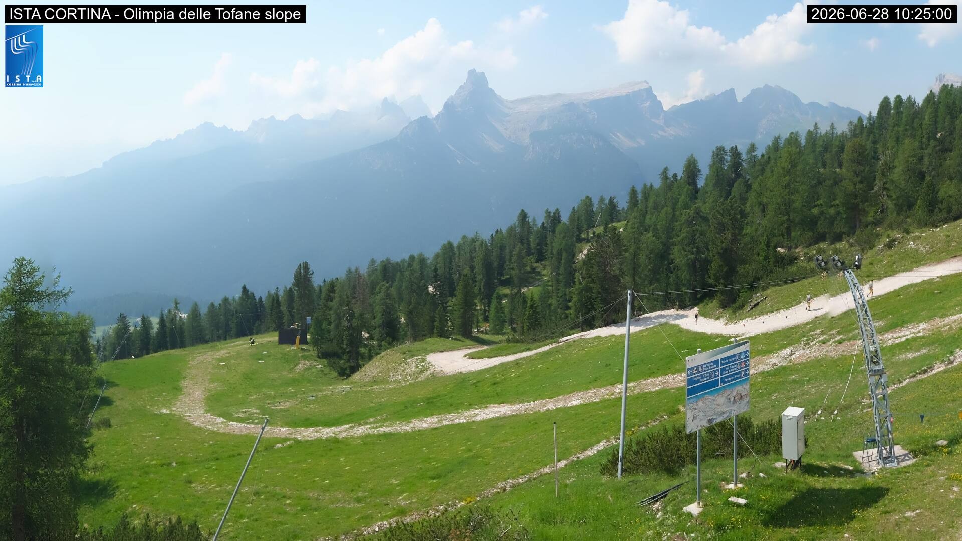 Archiv Foto Webcam Duca d'Aosta in Cortina