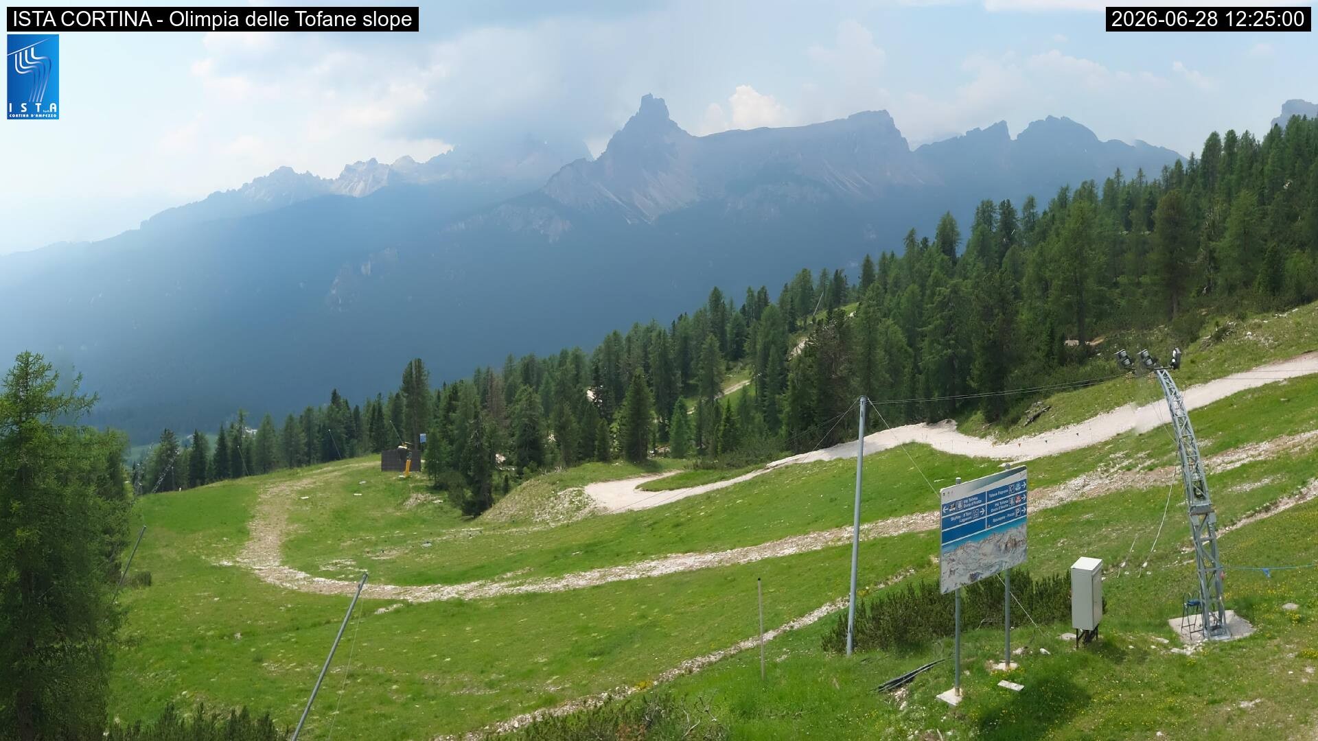 Archiv Foto Webcam Duca d'Aosta in Cortina