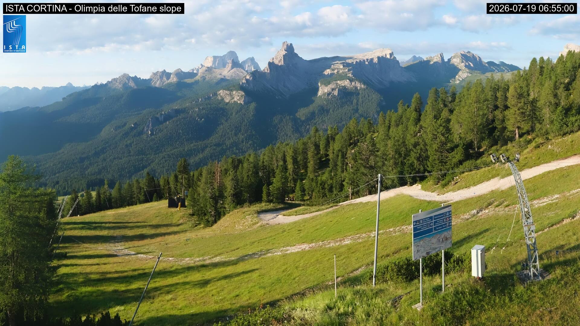 Archiv Foto Webcam Duca d'Aosta in Cortina