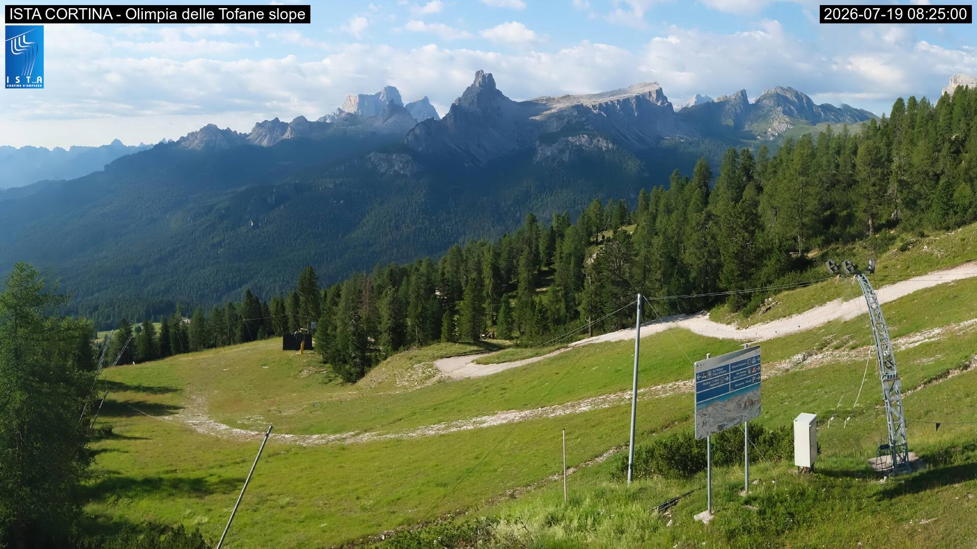 Archiv Foto Webcam Duca d'Aosta in Cortina