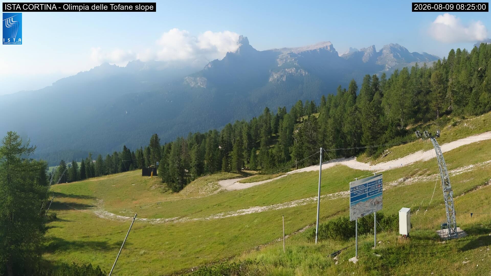 Archiv Foto Webcam Duca d'Aosta in Cortina