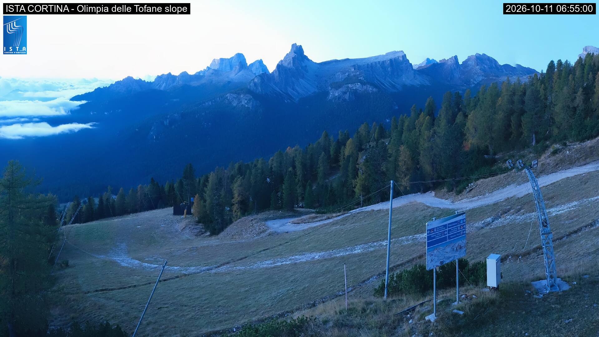 Archiv Foto Webcam Duca d'Aosta in Cortina