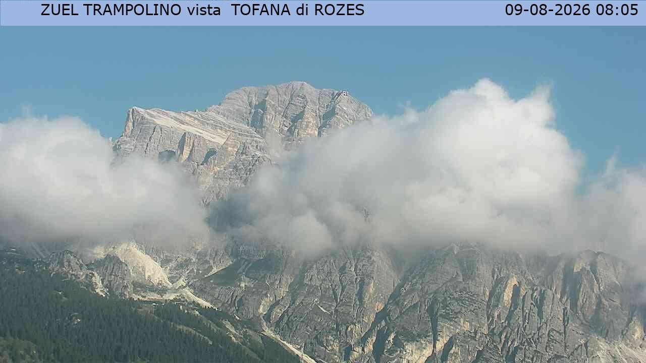 Archiv Foto Webcam Tofana di Rozes (3.225 m)