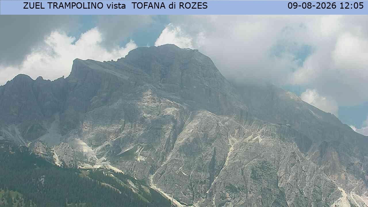 Archiv Foto Webcam Tofana di Rozes (3.225 m)