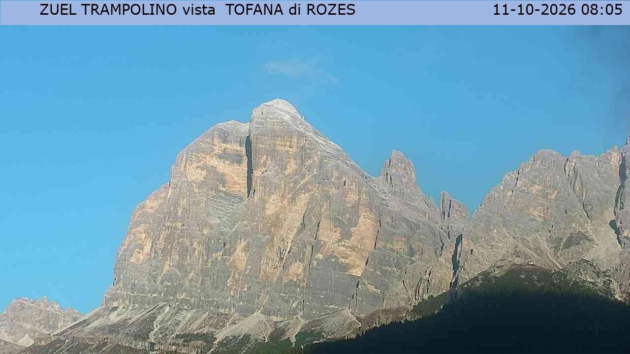 Archiv Foto Webcam Tofana di Rozes (3.225 m)
