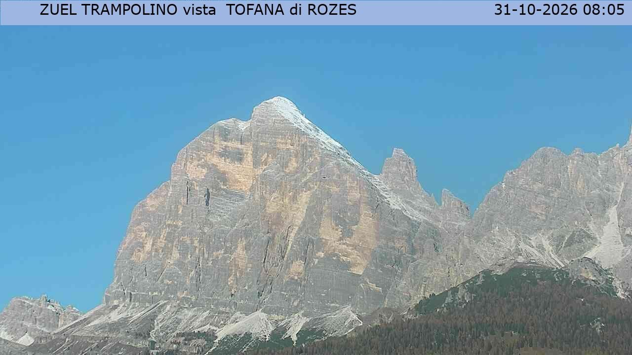 Archiv Foto Webcam Tofana di Rozes (3.225 m)