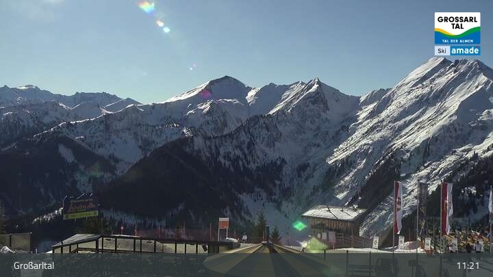 Archiv Foto Webcam Großarl - Kreuzkogel