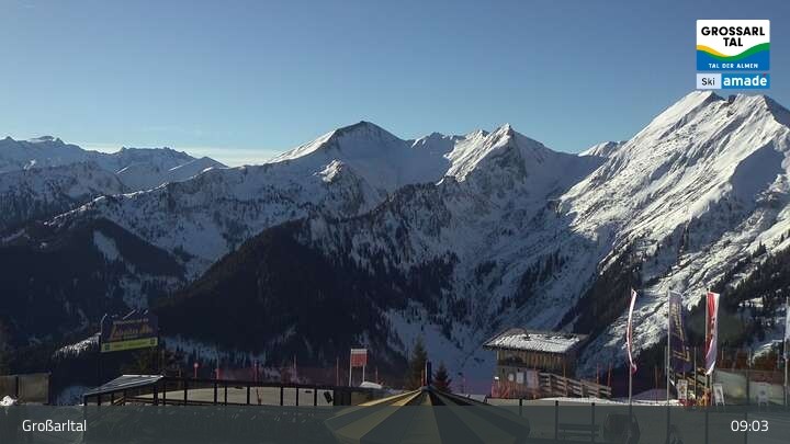 Archiv Foto Webcam Großarl - Kreuzkogel