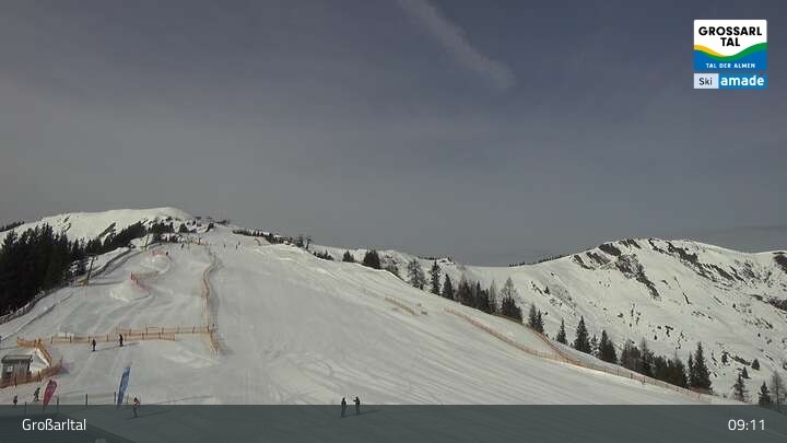 Archived image Webcam Großarl - Kreuzkogel Top Station
