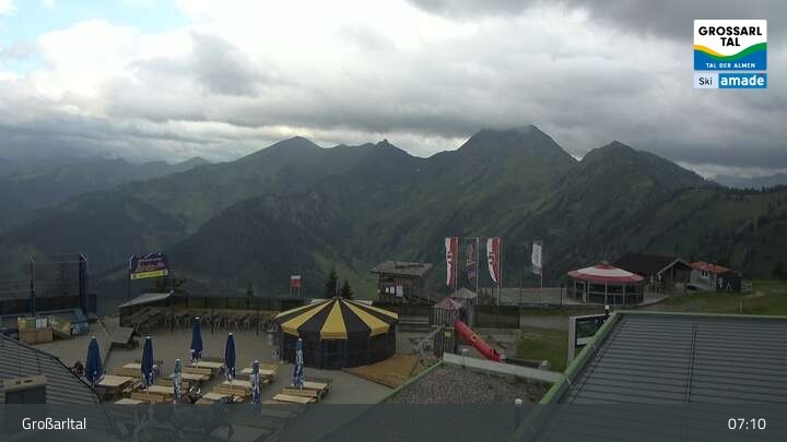 Archiv Foto Webcam Großarl - Kreuzkogel