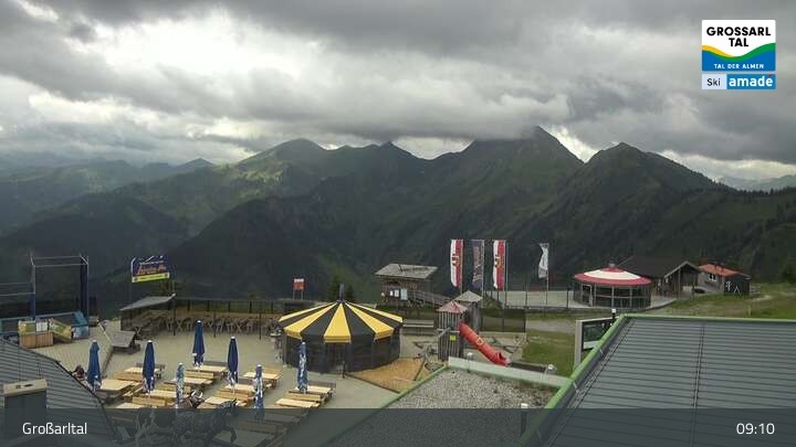 Archiv Foto Webcam Großarl - Kreuzkogel