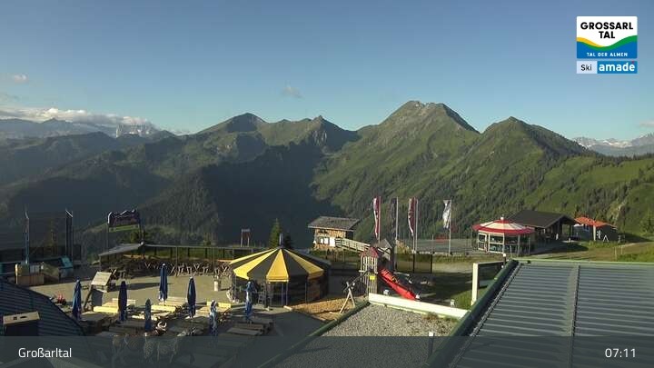 Archived image Webcam Großarl - Kreuzkogel Top Station